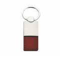 Leatherette Metal Key Chain